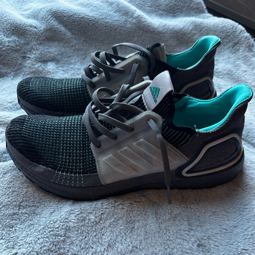 2019 Adidas UltraBoost 19 Black Grey Teal